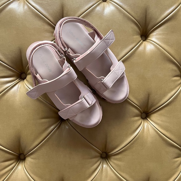 ASOS lug sole sandals PINK size 7 - Picture 5 of 5